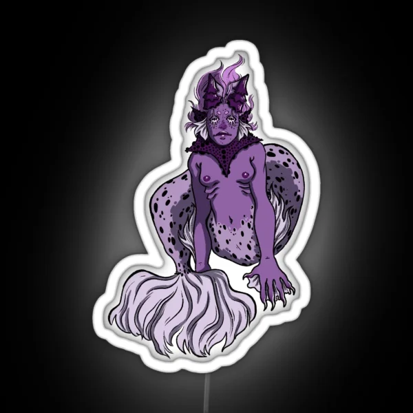 Jester Mermaid RGB Neon Sign