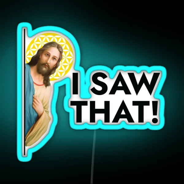 Jesus Christ I Saw That RGB Neon Sign