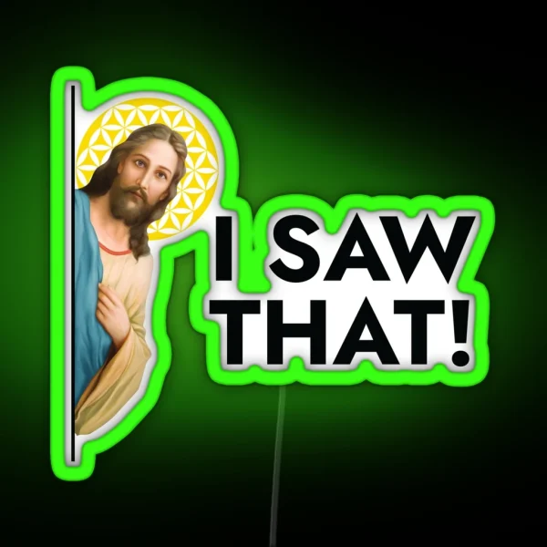 Jesus Christ I Saw That RGB Neon Sign