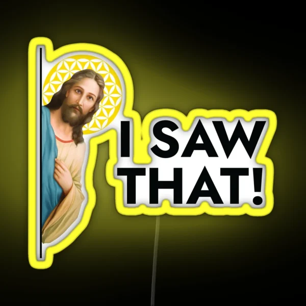 Jesus Christ I Saw That RGB Neon Sign