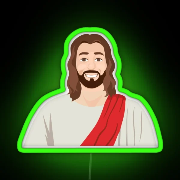 Jesus Christ Led RGB Neon Sign