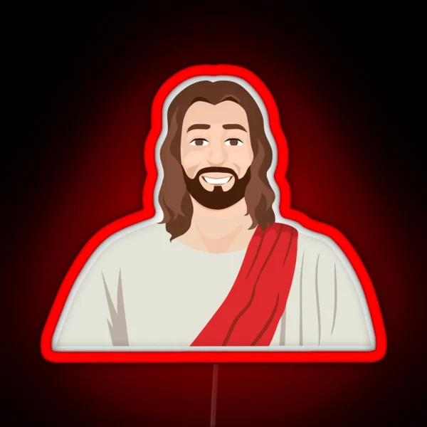 Jesus Christ Led RGB Neon Sign