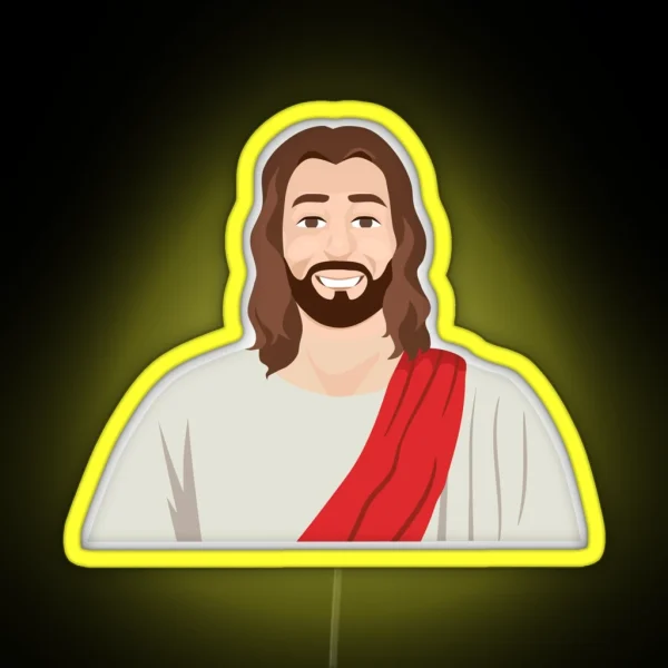 Jesus Christ Led RGB Neon Sign