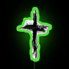RGB Neon Wall Sign with Jesus Christ Crucifixion Symbolic Christianity Decoration