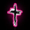 Vibrant Inspirational Christian Wall Decor with RGB LED Light Canvas