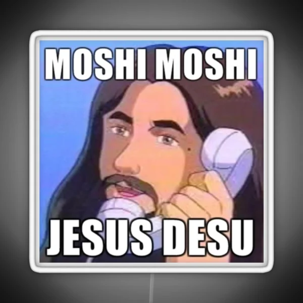 JESUS DESU 3 RGB Neon Sign