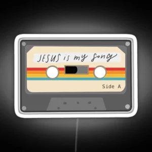 Jesus Is My Song RGB Neon Sign