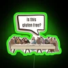 Jesus Last Supper Inspired Unique Neon Sign Perfect for Home Decor