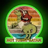 Faithful 'T-Rex' Neon Sign Featuring Jesus vs Satan Biblical Rebellion Motif