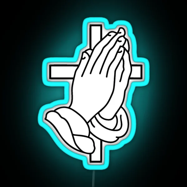 JESUS Prayer RGB Neon Sign