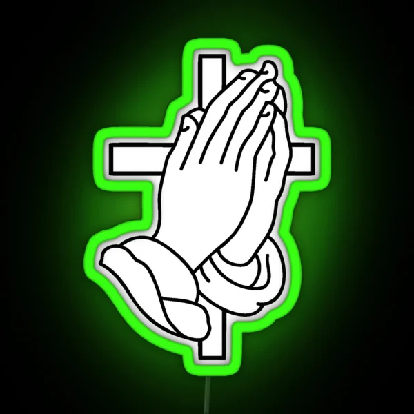 JESUS Prayer RGB Neon Sign