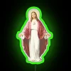 Modern Neon Wall Decor with Jesus RGB LED Light Artwork