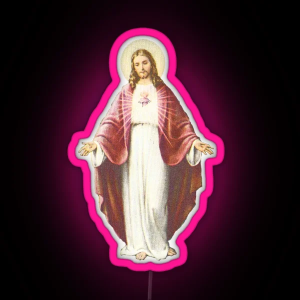 Jesus RGB Neon Sign