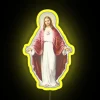Jesus RGB neon sign with vibrant colorful glowing display