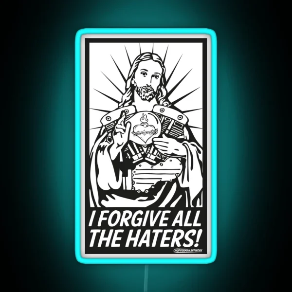 Jesus SHOVELHEAD RGB Neon Sign