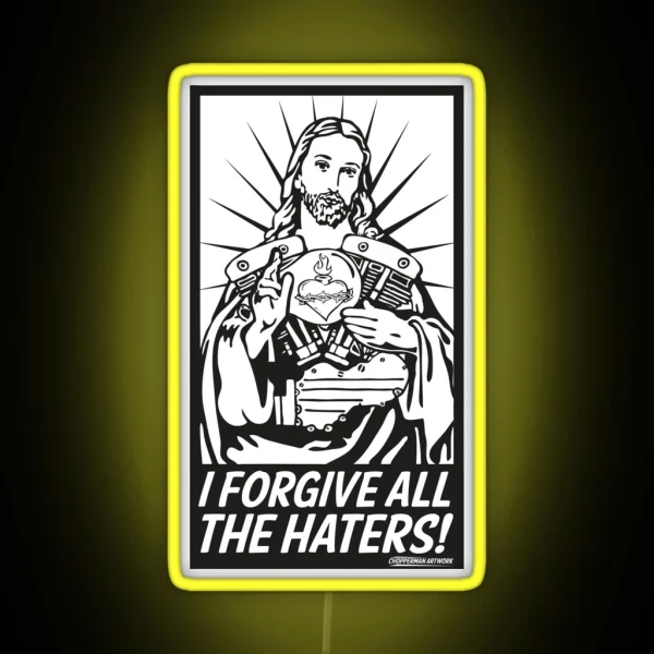 Jesus SHOVELHEAD RGB Neon Sign