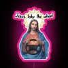 Colorful Jesus Take the Wheel humorous neon sign decoration novelty