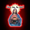 Amusing Wall Decor with Bible Quote and Color-Changing Effect