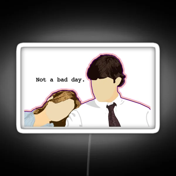 Jim And Pam Custom L C RGB Neon Sign