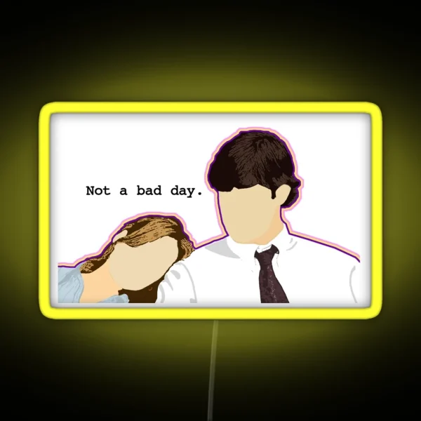 Jim And Pam Custom L C RGB Neon Sign
