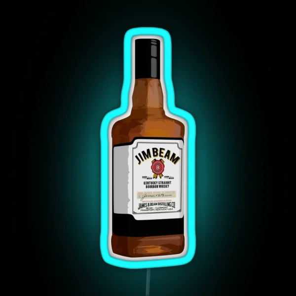 Jim Beam Whiskey RGB Neon Sign
