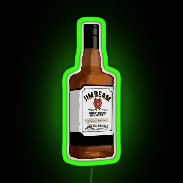 Jim Beam Whiskey RGB Neon Sign