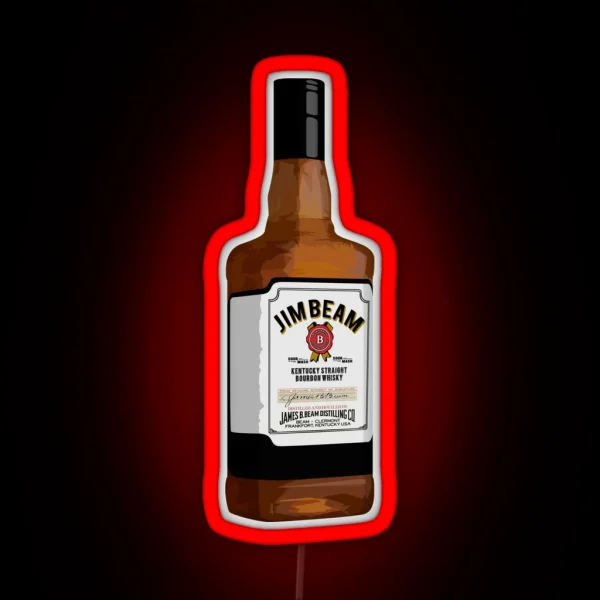 Jim Beam Whiskey RGB Neon Sign