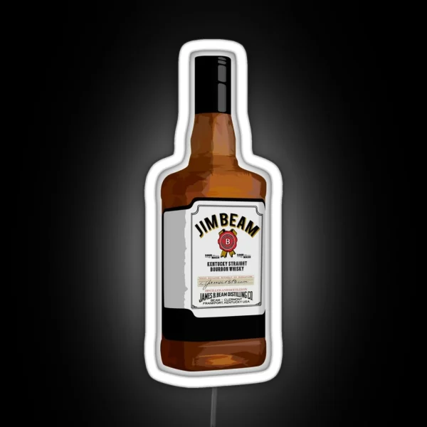 Jim Beam Whiskey RGB Neon Sign