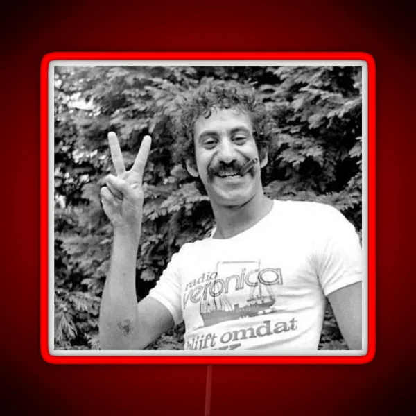 Jim Croce PEACE RGB Neon Sign