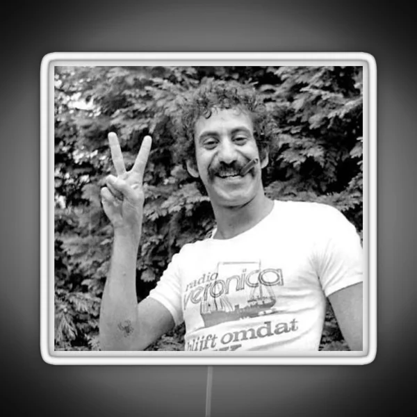 Jim Croce PEACE RGB Neon Sign