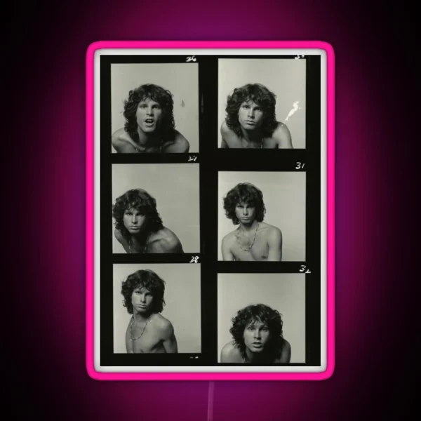 Jim Morrison Film RGB Neon Sign