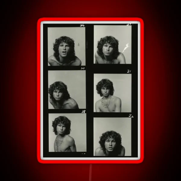 Jim Morrison Film RGB Neon Sign