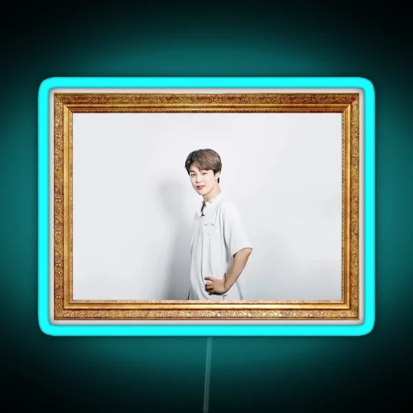 Jimin Portrait RGB Neon Sign