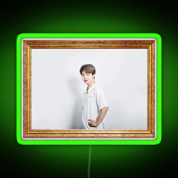 Jimin Portrait RGB Neon Sign