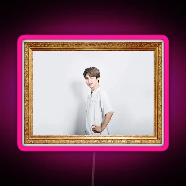 Jimin Portrait RGB Neon Sign