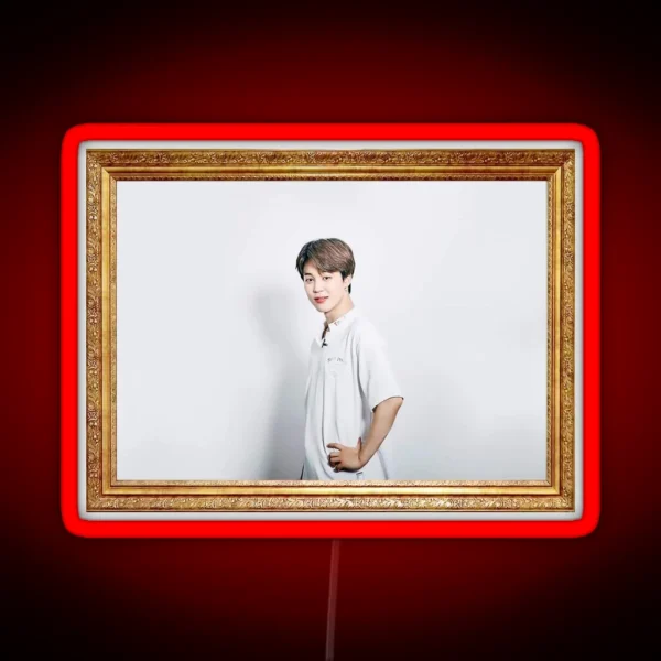 Jimin Portrait RGB Neon Sign