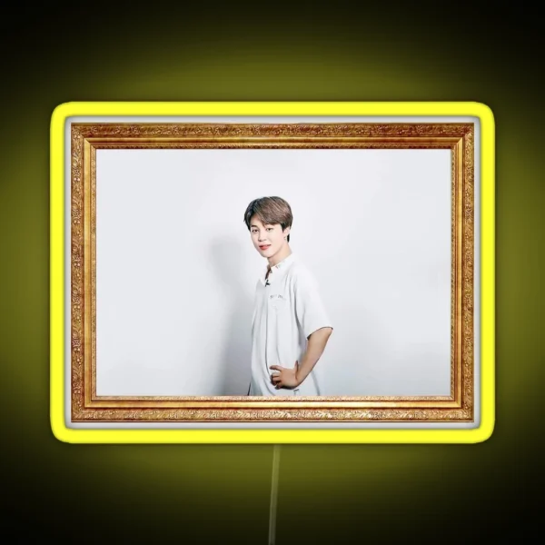Jimin Portrait RGB Neon Sign