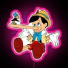 Whimsical Geppetto's Workshop Inspired Pinocchio Quote RGB LED Neon Sign Art