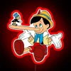 Pinocchio's conscience in distress, as Jiminy Cricket's warning falls short