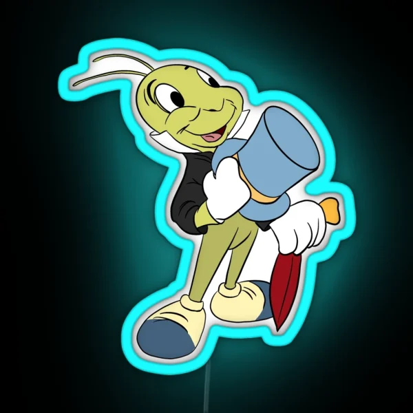 Jiminy Cricket RGB Neon Sign