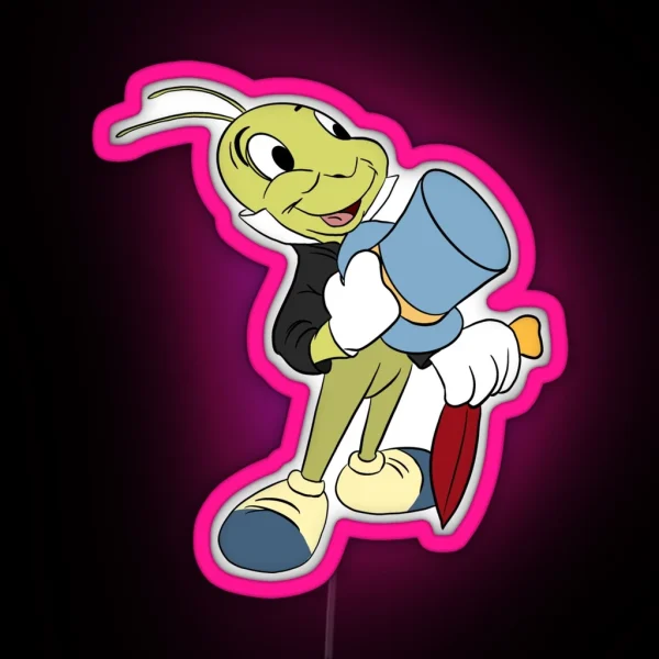 Jiminy Cricket RGB Neon Sign