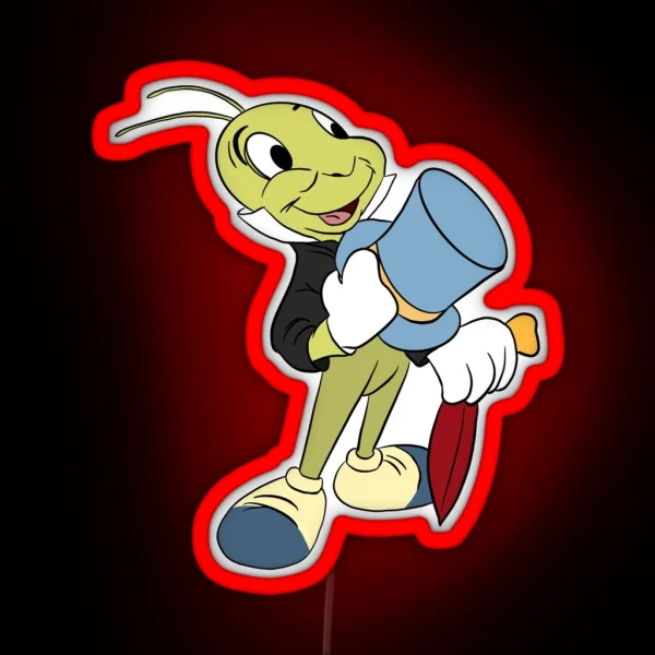 Jiminy Cricket RGB Neon Sign