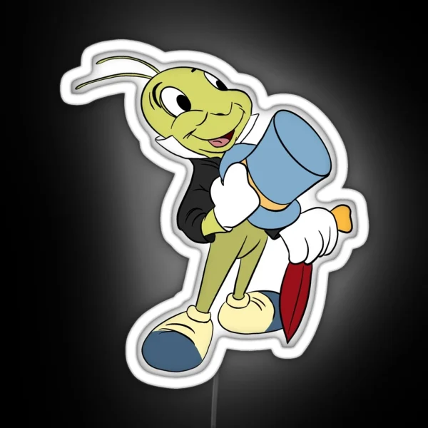 Jiminy Cricket RGB Neon Sign