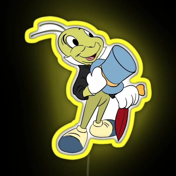 Jiminy Cricket RGB Neon Sign