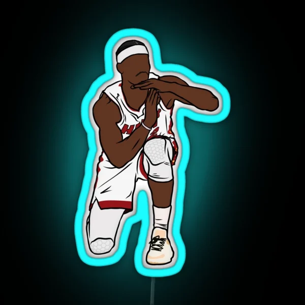 Jimmy Butler Timeout Celebration RGB Neon Sign