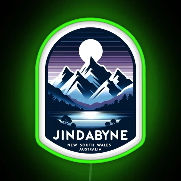 Jindabyne Australia RGB Neon Sign