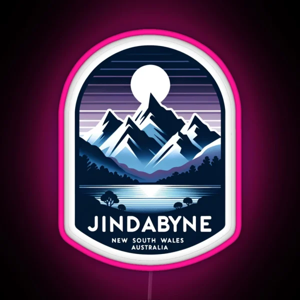 Jindabyne Australia RGB Neon Sign
