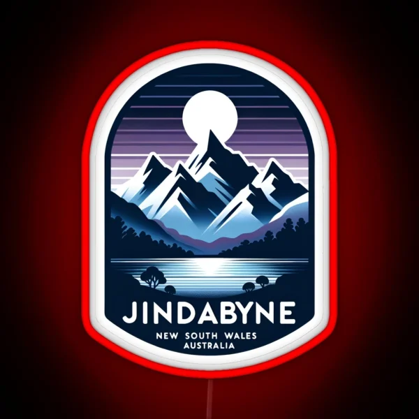 Jindabyne Australia RGB Neon Sign