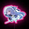 Vibrant RGB Neon Sign with Starlight Design and Gaming Theme