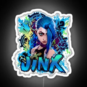 Jinx Arcane Movie Character RGB Neon Sign